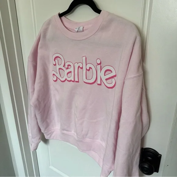 Barbie Light Pink Crewneck Top - Picture 2 of 6